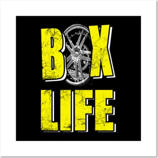 Box Life Yellow Posters and Art